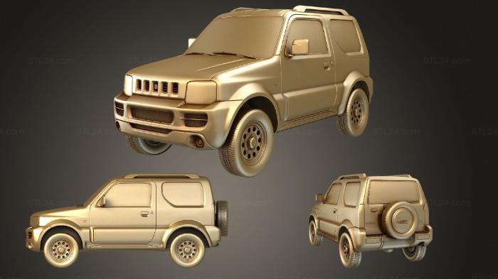 Автомобили и транспорт (Suzuki Jimny 2012, CARS_3526) 3D модель для ЧПУ станка